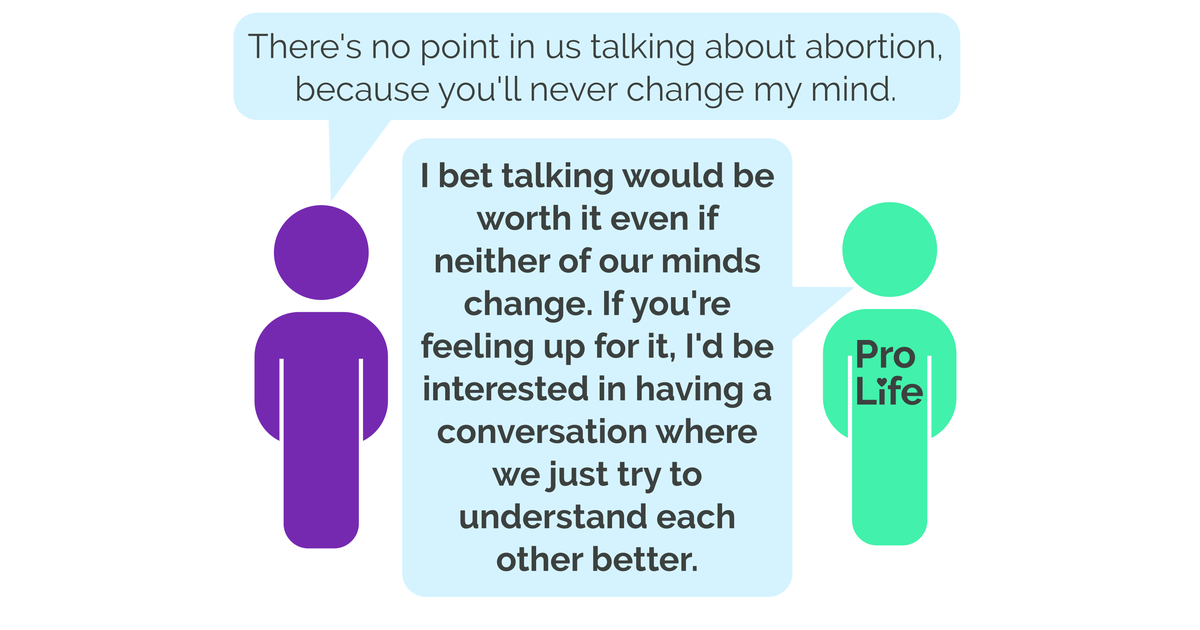 Let’s at Least Understand Each Other | What’s My Pro-Life Line?